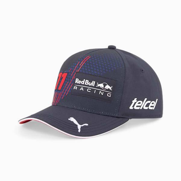 Gorra Réplica Sergio "Checo" Pérez Visera Curva Red Bull, NIGHT SKY-Chinese Red, extralarge
